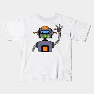 Robot Animation Design Kids T-Shirt